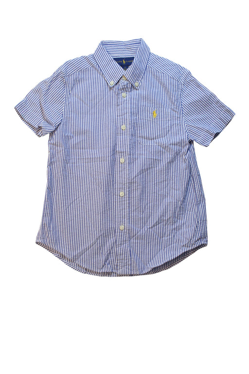 A Blue Short Sleeve Shirts from Ralph Lauren in size 5T for boy. (Front View)