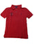 A Red Short Sleeve Polos from Polo Ralph Lauren in size 7Y for boy. (Front View)