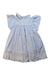 A Blue Short Sleeve Dresses from Louise Misha in size 7Y for girl. (Back View)