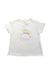 A White Short Sleeve T Shirts from Chloe in size 3T for girl. (Front View)