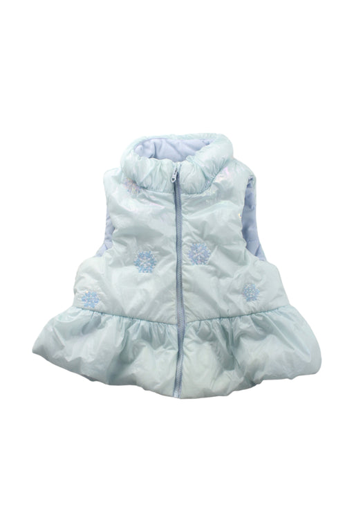 A Blue Outerwear Vests from Balabala in size 18-24M for girl. (Front View)