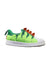 A Green Sneakers from Adidas in size 3T for boy. (Front View)