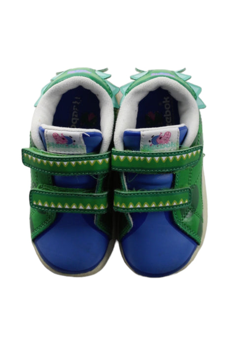 A Blue Sneakers from Reebok in size 18-24M for boy. (Back View)