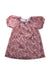 A Red Short Sleeve Dresses from Jacadi in size 4T for girl. (Front View)