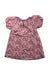 A Red Short Sleeve Dresses from Jacadi in size 4T for girl. (Back View)