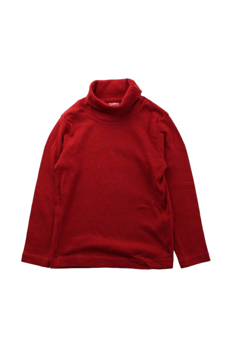 A Red Long Sleeve Tops from Petit Bateau in size 3T for boy. (Front View)