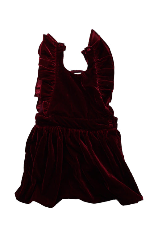 A Red Sleeveless Dresses from Louis Louise in size 4T for girl. (Front View)