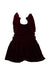 A Red Sleeveless Dresses from Louis Louise in size 4T for girl. (Back View)