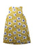 A Yellow Sleeveless Dresses from Boden in size 7Y for girl. (Back View)