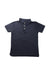 A Grey Short Sleeve Polos from Crewcuts in size 6T for boy. (Front View)