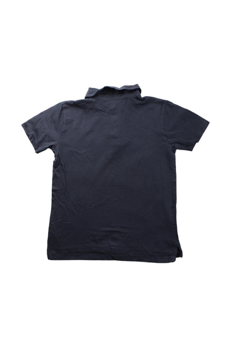 A Grey Short Sleeve Polos from Crewcuts in size 6T for boy. (Back View)