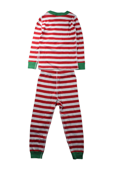 A Red Pyjama Sets from Hanna Andersson in size 4T for boy. (Back View)