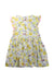 A White Short Sleeve Dresses from Petit Bateau in size 4T for girl. (Back View)