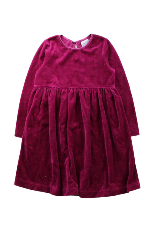 A Pink Long Sleeve Dresses from Hanna Andersson in size 3T for girl. (Front View)