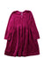 A Pink Long Sleeve Dresses from Hanna Andersson in size 3T for girl. (Back View)