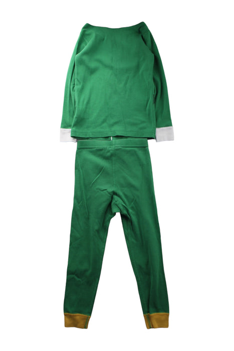 A Green Pyjama Sets from Hanna Andersson in size 4T for boy. (Back View)