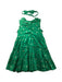 A Gold Sleeveless Dresses from Christian Siriano in size 3T for girl. (Back View)