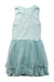 A Green Sleeveless Dresses from Egg New York in size 5T for girl. (Back View)