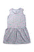 A Blue Sleeveless Dresses from Egg New York in size 6T for girl. (Front View)