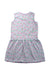 A Blue Sleeveless Dresses from Egg New York in size 6T for girl. (Back View)