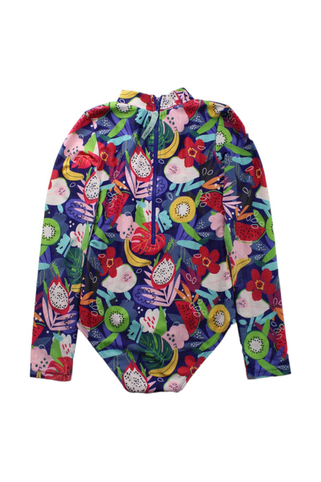 A Multicolour Swimsuits from Mott50 in size 6T for girl. (Back View)