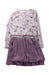 A Purple Long Sleeve Dresses from Egg New York in size 6T for girl. (Front View)