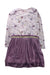 A Purple Long Sleeve Dresses from Egg New York in size 6T for girl. (Back View)