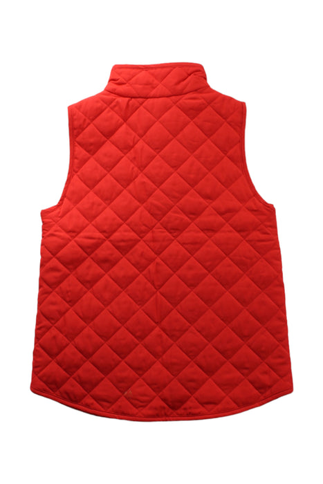 A Red Outerwear Vests from Crewcuts in size 4T for girl. (Back View)