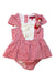 A White Dress Sets from Nicholas & Bears in size 0-3M for girl. (Front View)