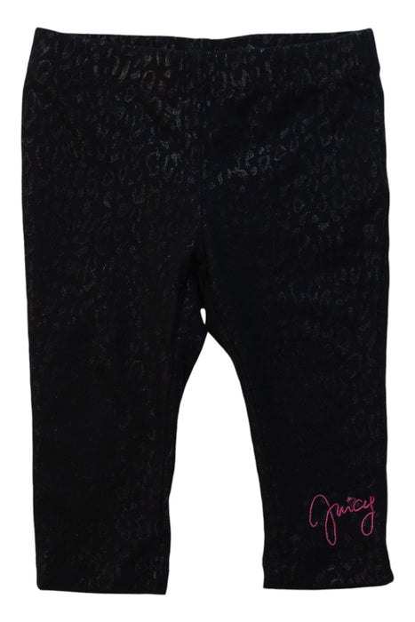 A Black Leggings from Juicy Couture in size 6-12M for girl. (Front View)