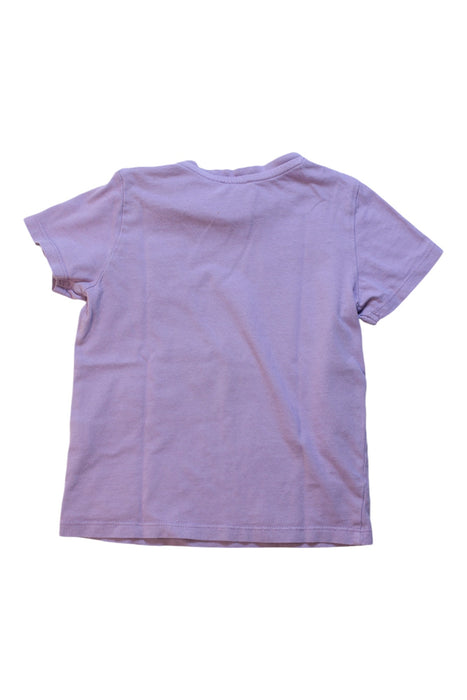 A Purple Short Sleeve T Shirts from Catimini in size 3T for girl. (Back View)