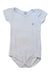 A Blue Short Sleeve Bodysuits from Petit Bateau in size 18-24M for neutral. (Front View)