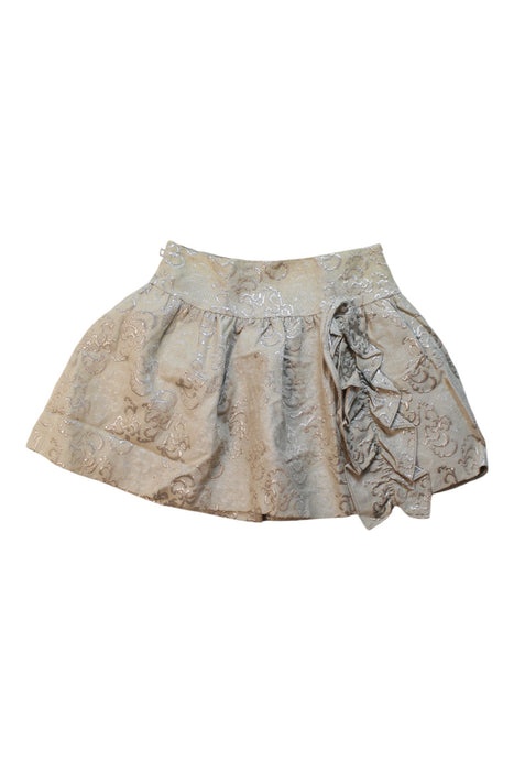 A Beige Mid Skirts from Simonetta in size 7Y for girl. (Front View)