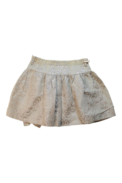 A Beige Mid Skirts from Simonetta in size 7Y for girl. (Back View)