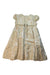 A Gold Short Sleeve Dresses from I Pinco Pallino in size 8Y for girl. (Back View)