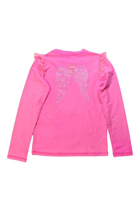 A Pink Rash Guards from Angel's Face in size 10Y for girl. (Back View)