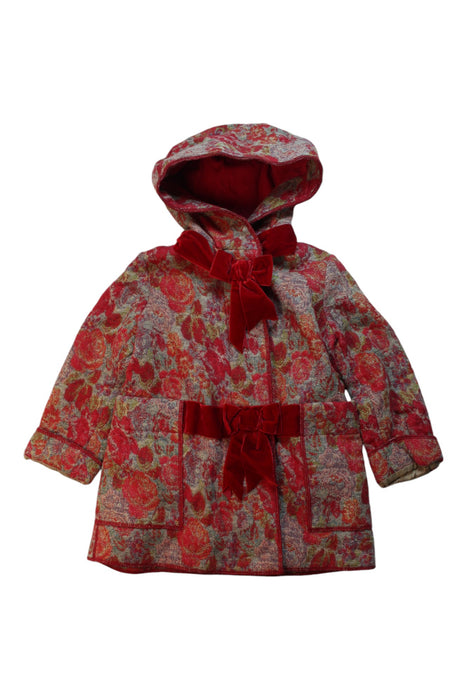 A Multicolour Coats from I Pinco Pallino in size 6T for girl. (Front View)