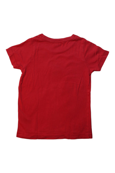 A Red Short Sleeve T Shirts from Jacadi in size 4T for girl. (Back View)