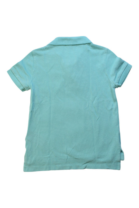 A Green Short Sleeve Polos from Polo Ralph Lauren in size 3T for girl. (Back View)