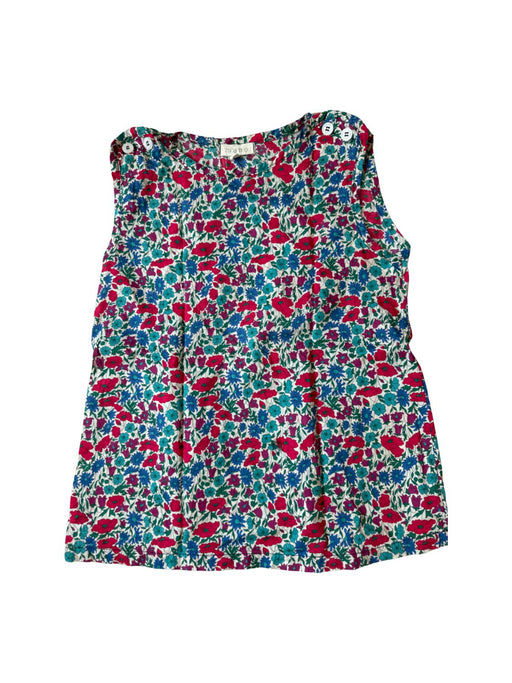 A Blue Sleeveless T Shirts from Mabo in size 8Y for girl. (Front View)