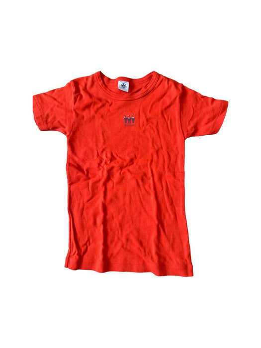 A Red Short Sleeve T Shirts from Petit Bateau in size 8Y for neutral. (Front View)