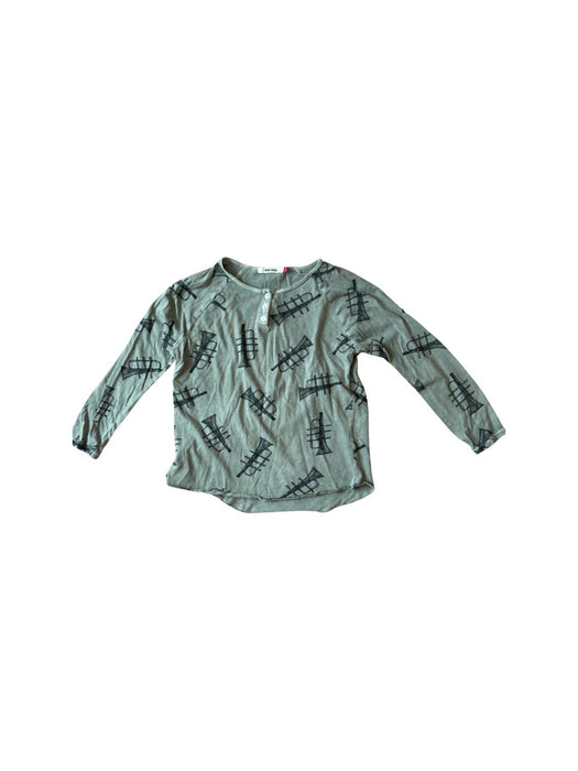 A Green Long Sleeve Shirts from Bobo Choses in size 6T for neutral. (Front View)