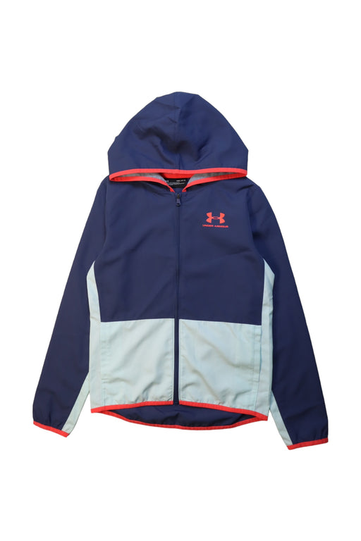 A Multicolour Lightweight Jackets from Under Armour in size 10Y for neutral. (Front View)