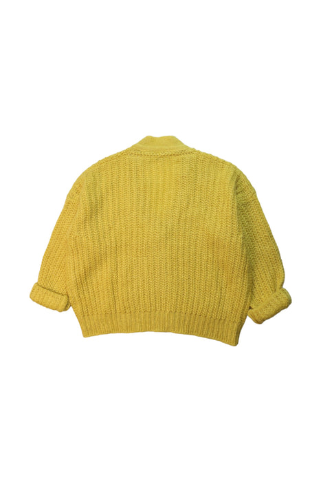 A Yellow Cardigans from Indee in size 8Y for girl. (Back View)