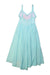 A Blue Sleeveless Dresses from Repetto in size 10Y for girl. (Back View)