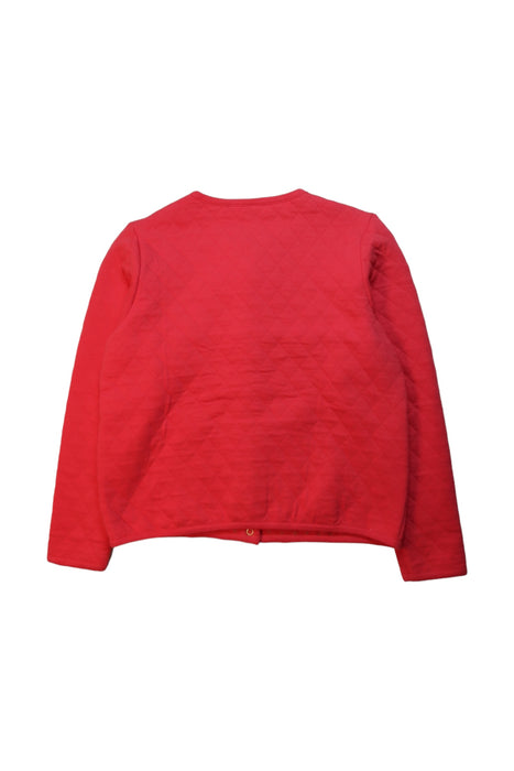 A Red Cardigans from Petit Bateau in size 12Y for girl. (Back View)