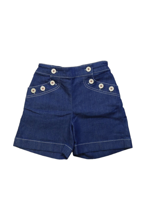 A Blue Shorts from Bonpoint in size 8Y for girl. (Front View)