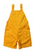 A Yellow Overall Shorts from Petit Bateau in size 18-24M for girl. (Front View)