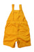 A Yellow Overall Shorts from Petit Bateau in size 18-24M for girl. (Back View)