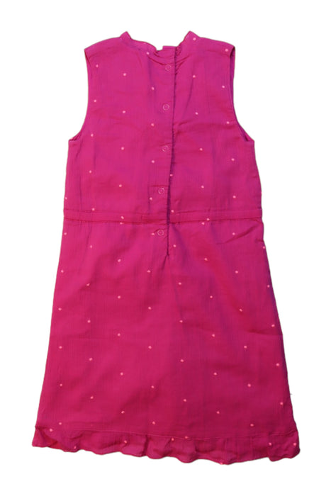 A Pink Sleeveless Dresses from Sergent Major in size 3T for girl. (Back View)